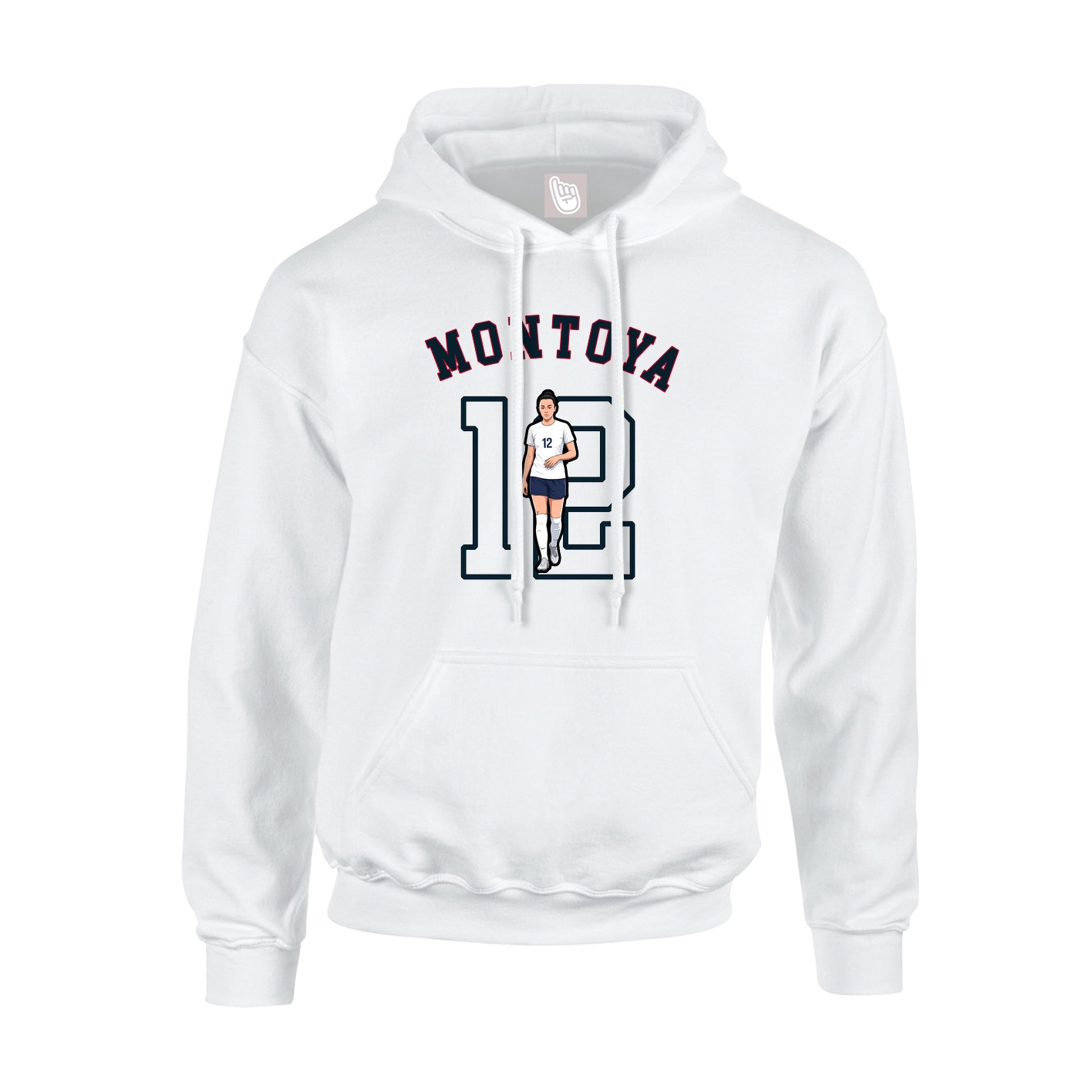Youth Hoodie — Shirsey Arch in White