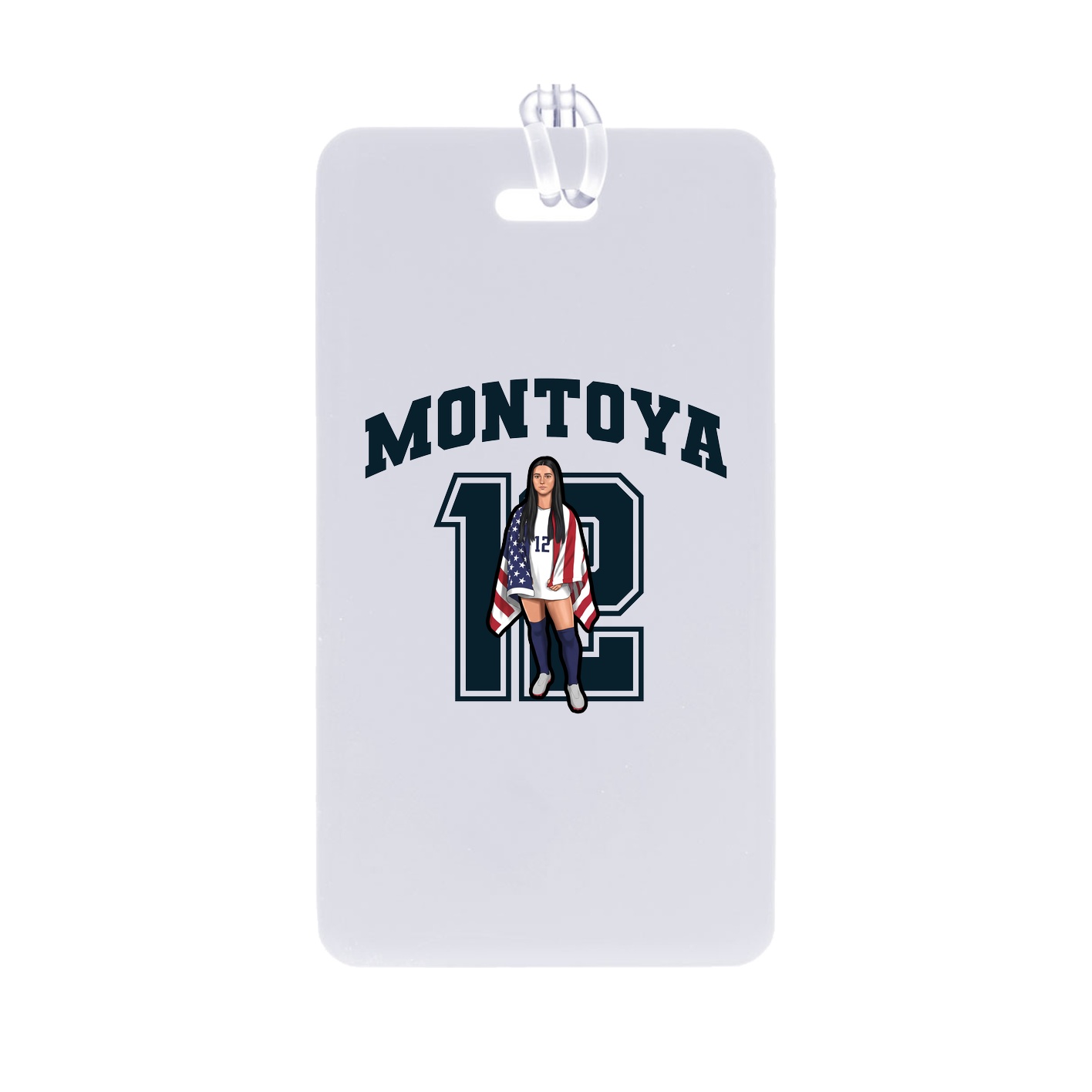 Bag Tag — Number in Classic
