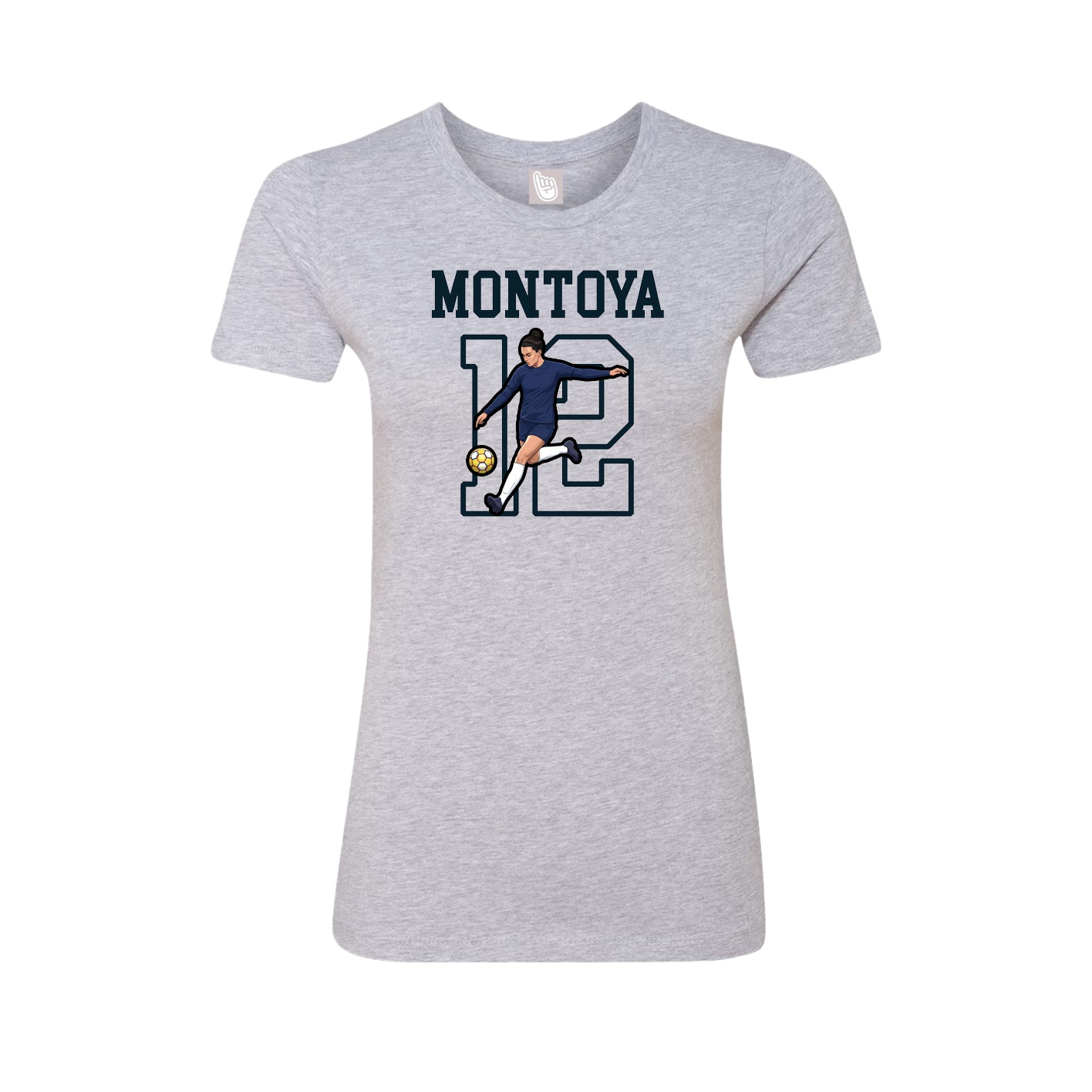 Fitted Women's Tee — Shirsey in Grey