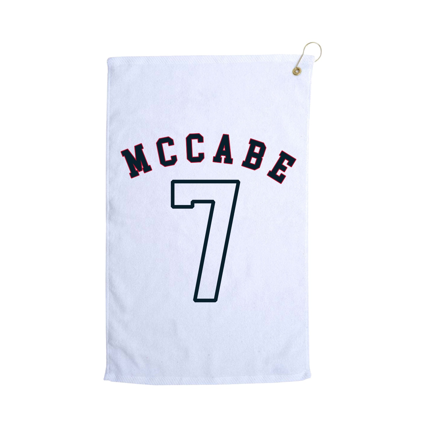 Golf Towel — Shirsey Arch in White
