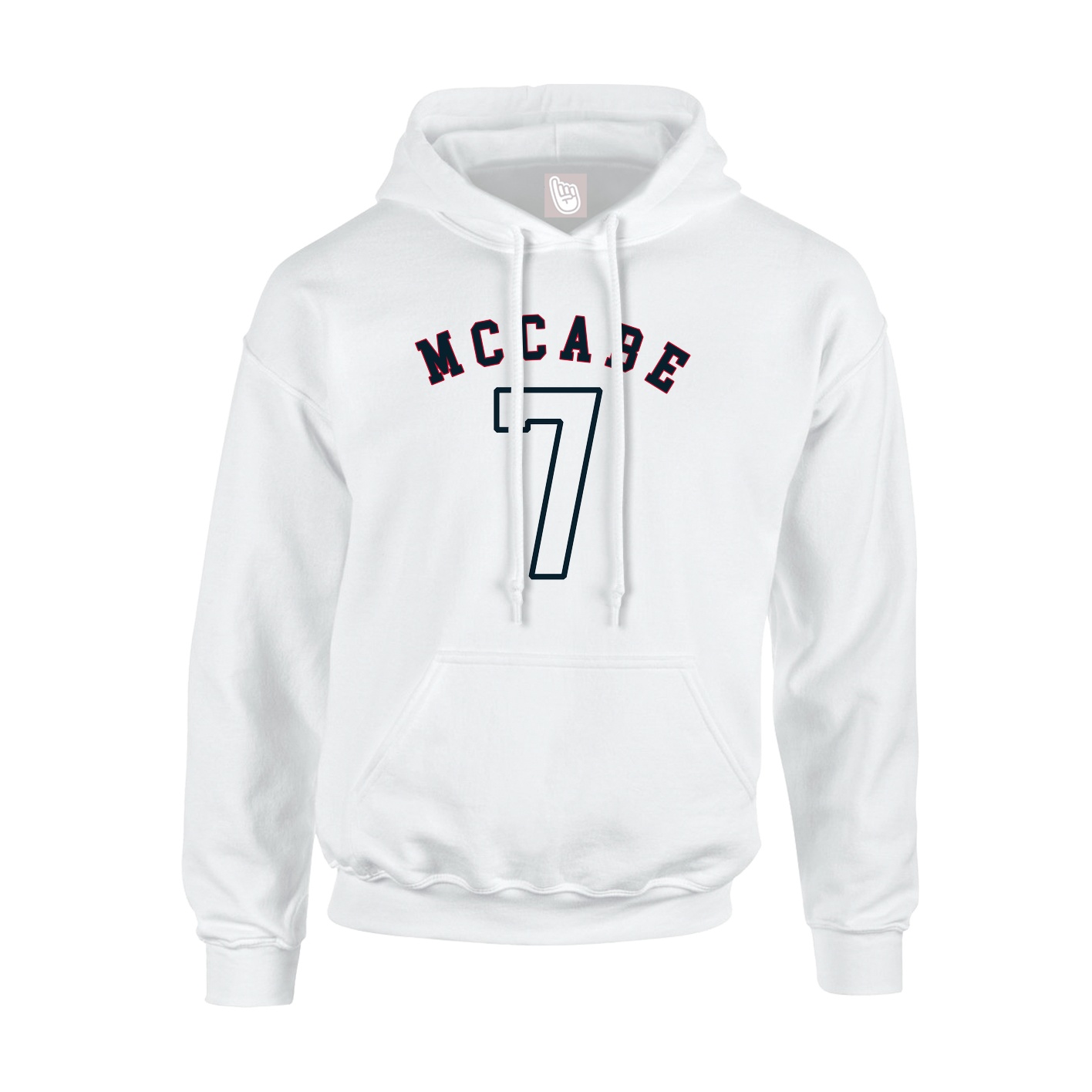Youth Hoodie — Shirsey Arch in White