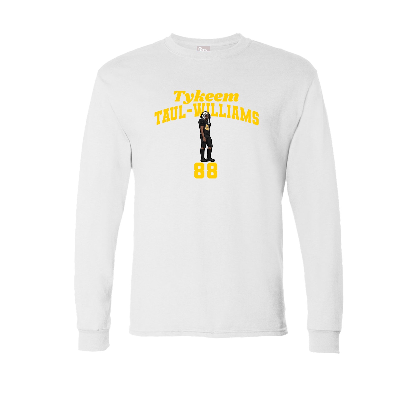 Long Sleeve Tee — Signature Arch in White