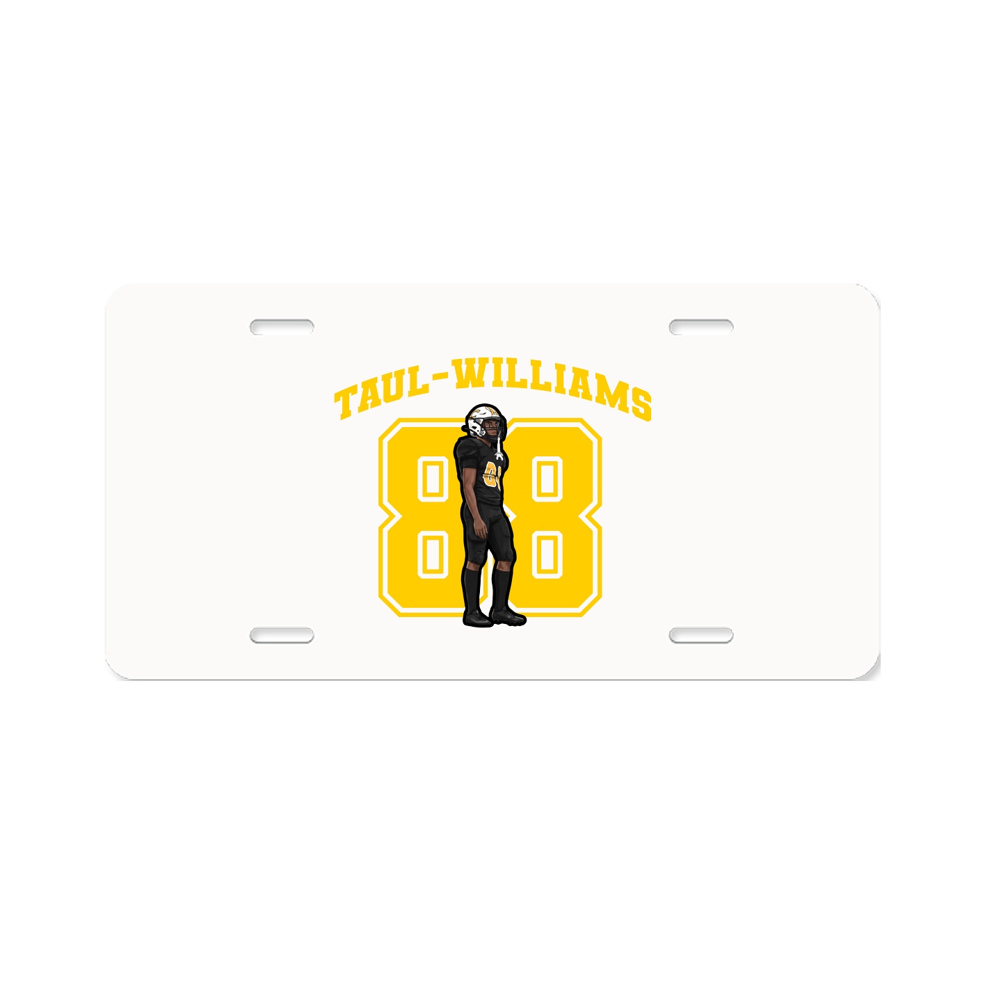 License Plate — Number in Classic