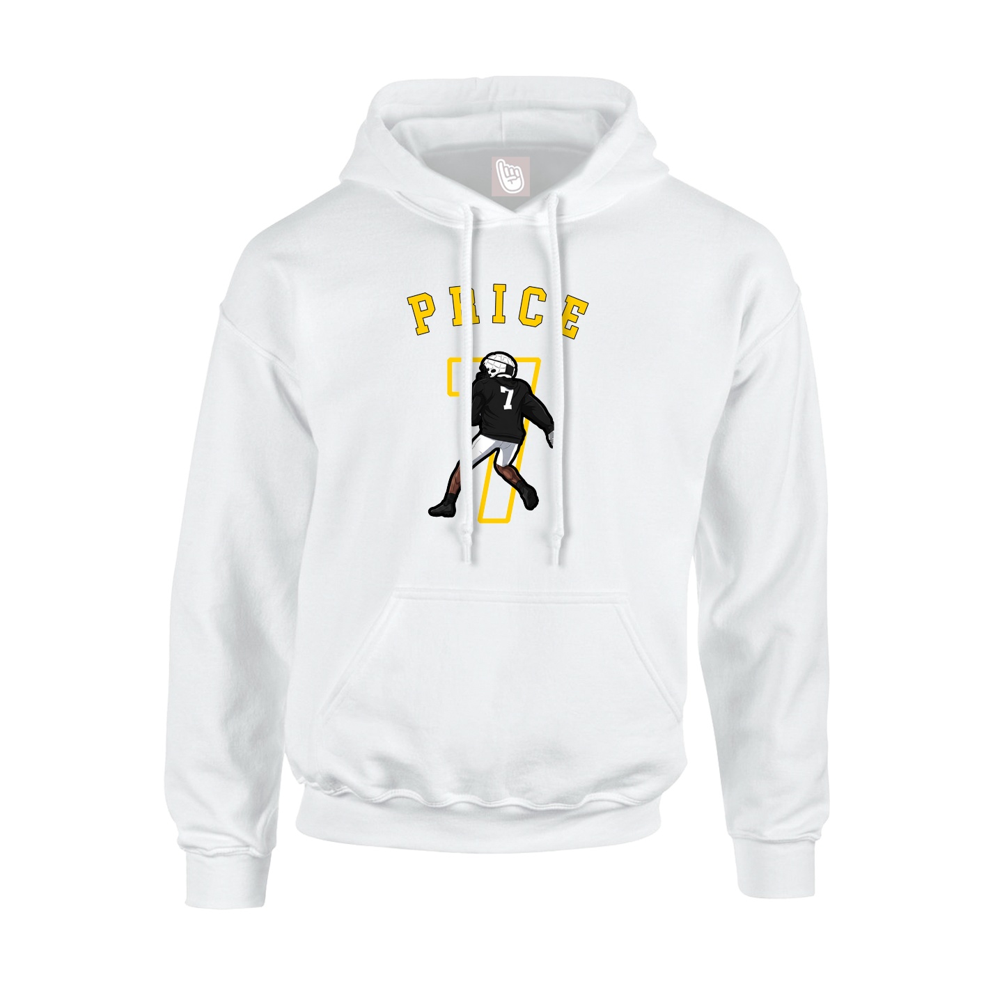 Hoodie — Shirsey Arch in White