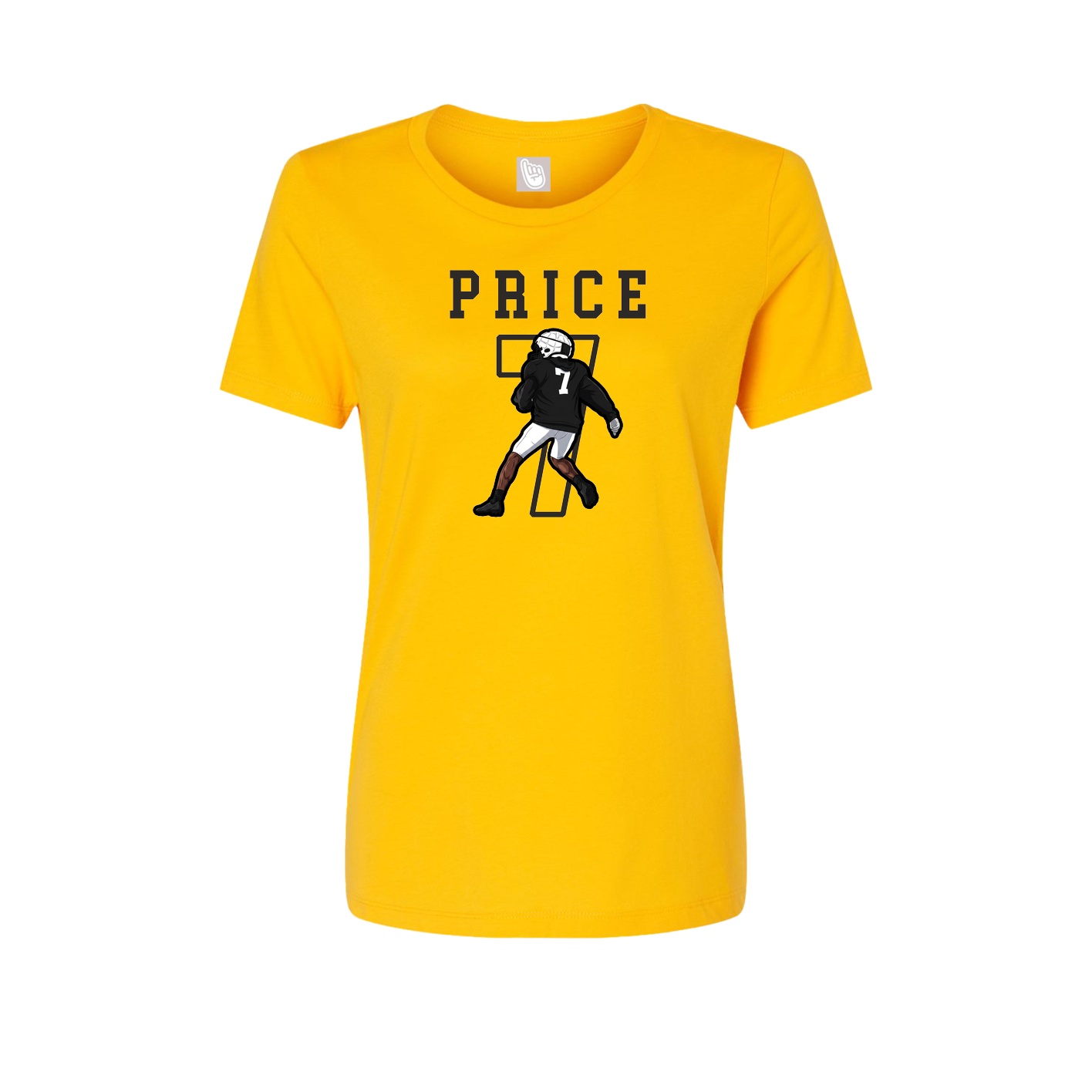 Fitted Women's Tee — Shirsey in Gold