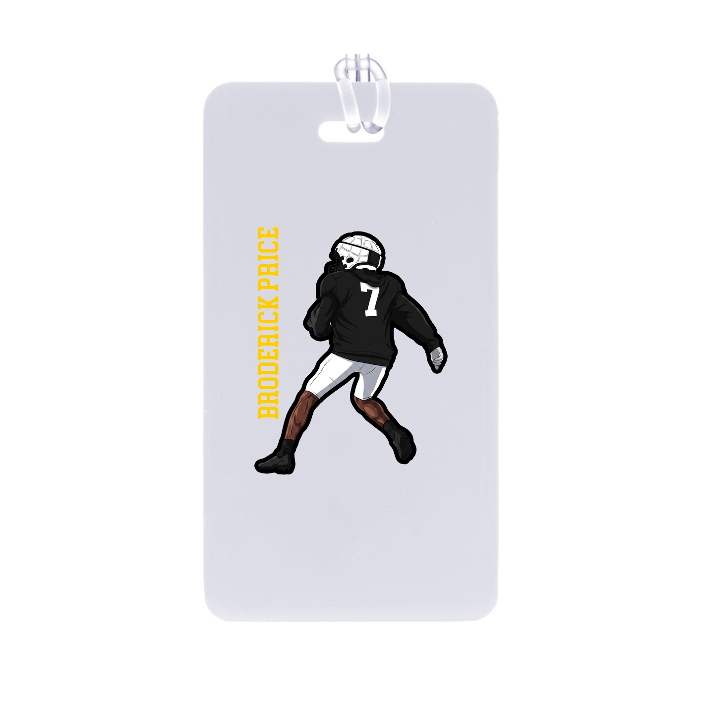 Bag Tag — Name Vertical in Classic