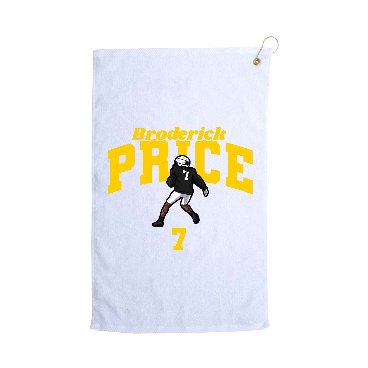 Golf Towel — Signature Arch in White