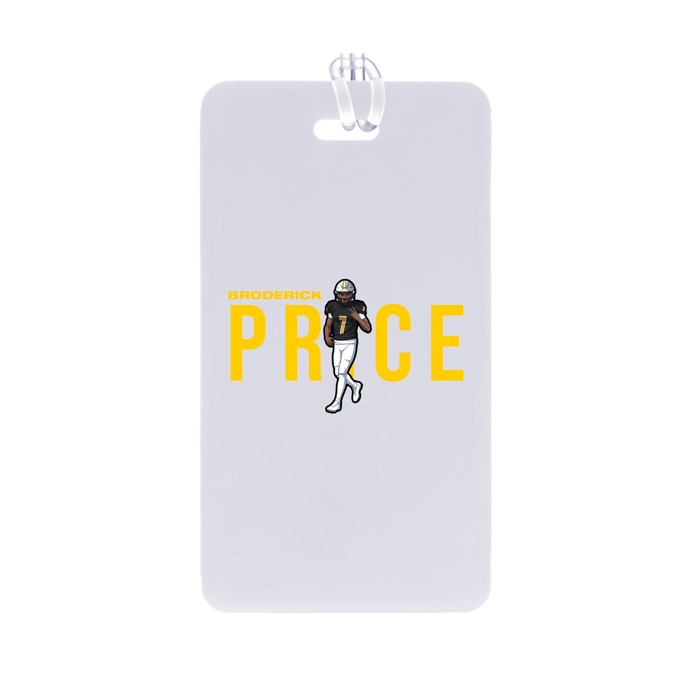 Bag Tag — Player Name in Classic