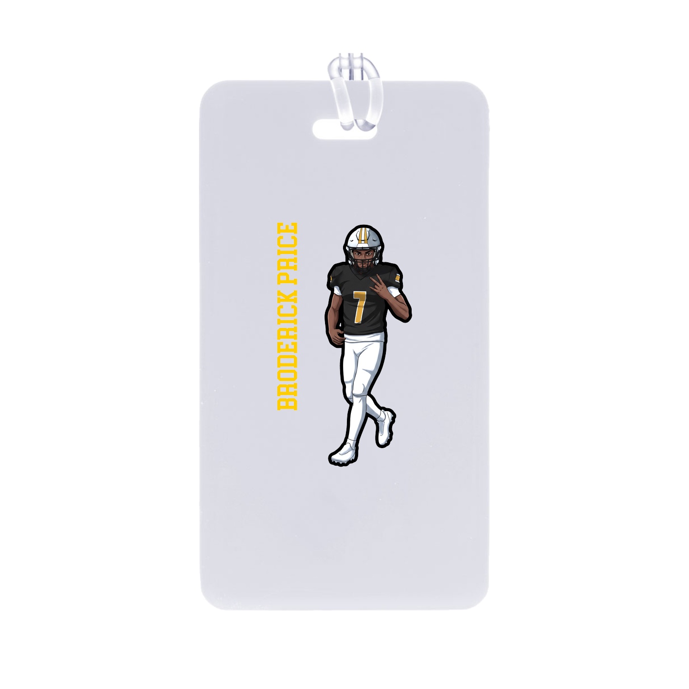 Bag Tag — Name Vertical in Classic