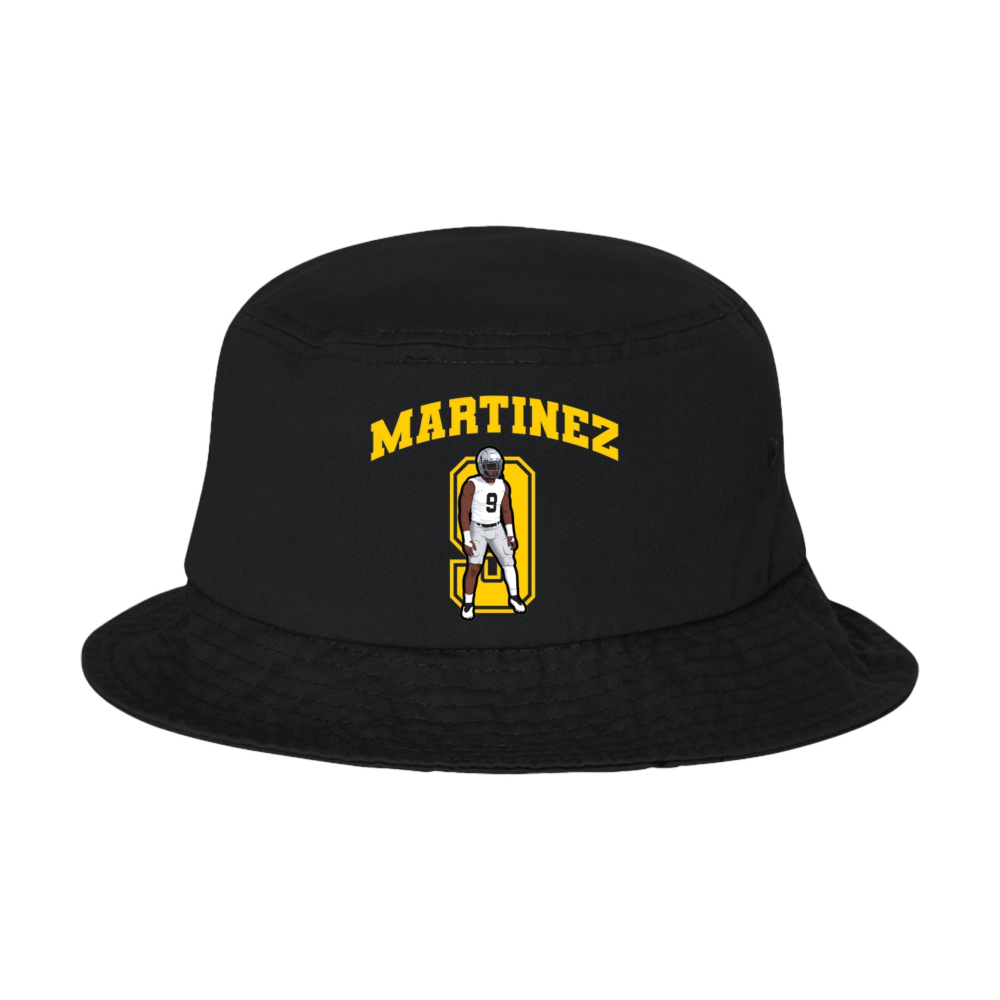Bucket Cap — Number in Black