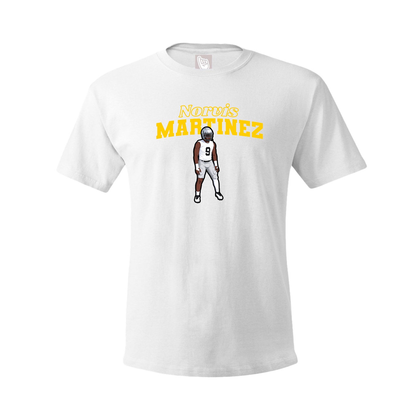 Tee — Name Arch in White