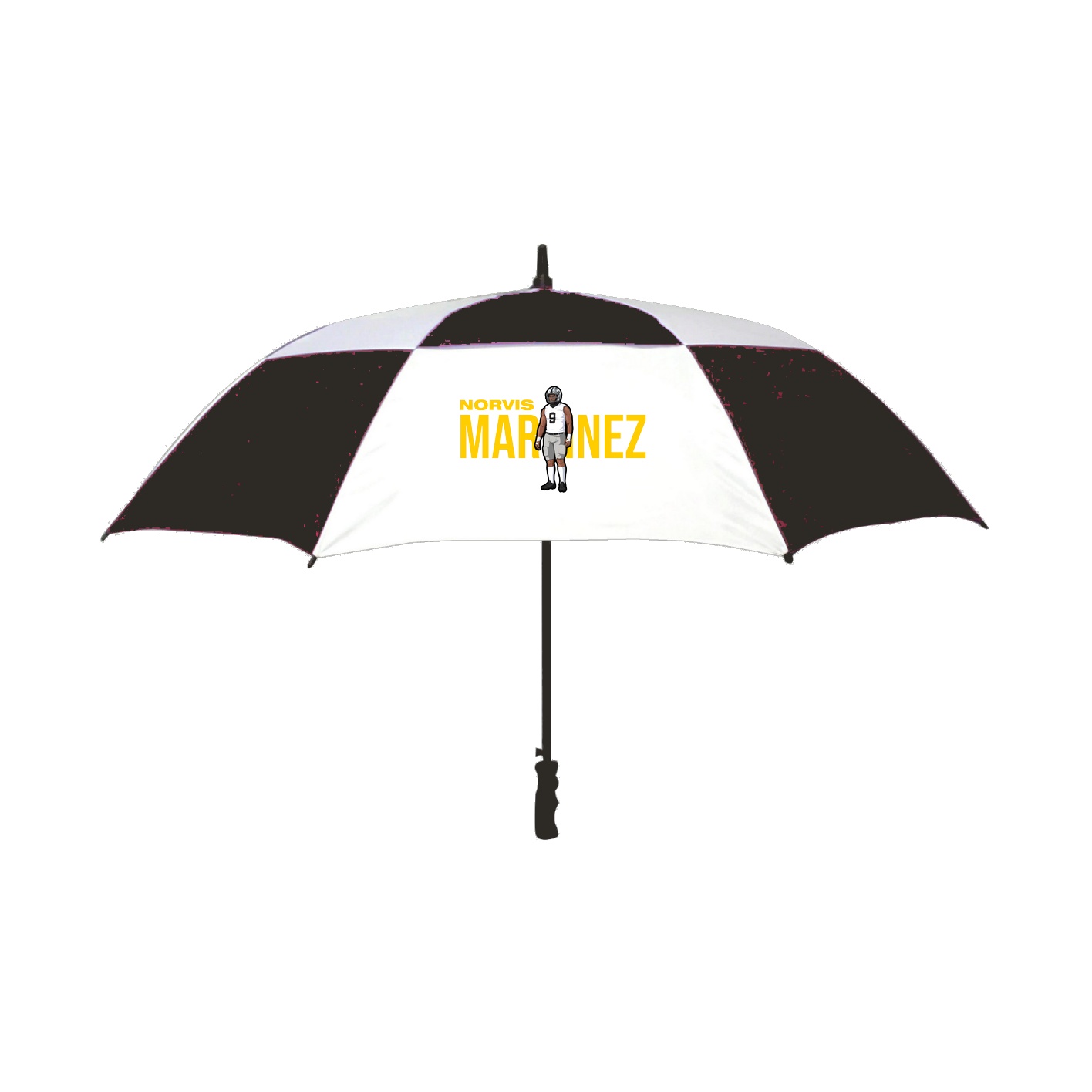 Golf Umbrella — Player Name in Black
