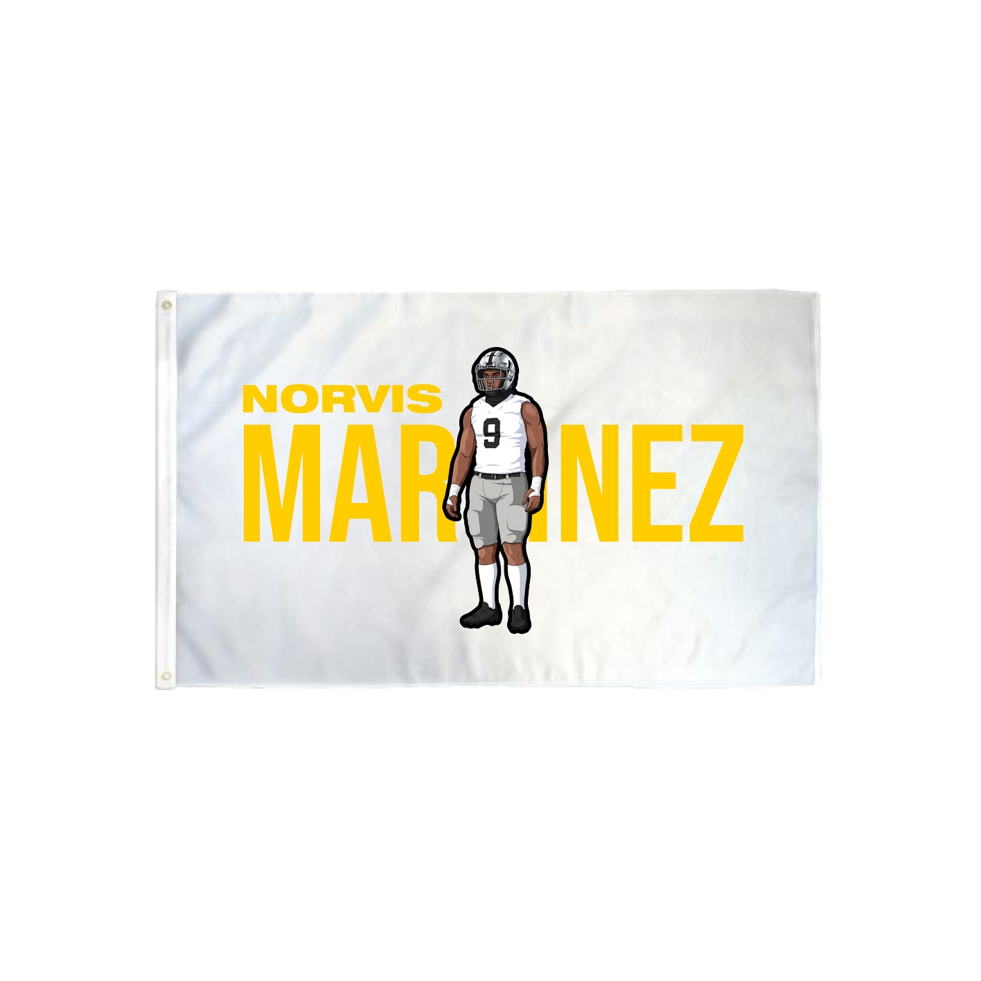3x5 Flag — Player Name in Classic