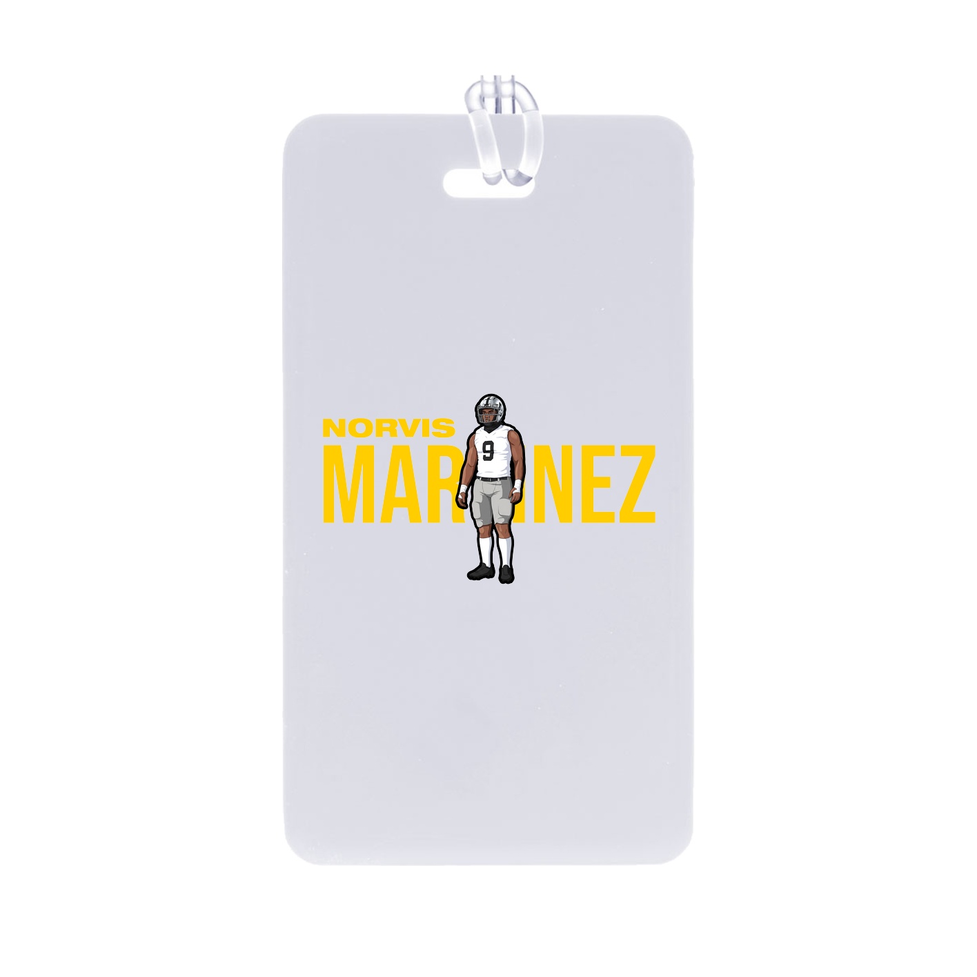 Bag Tag — Player Name in Classic