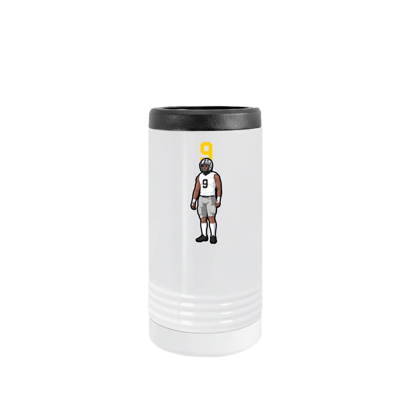 Slim Beverage Holder — Number Top in White