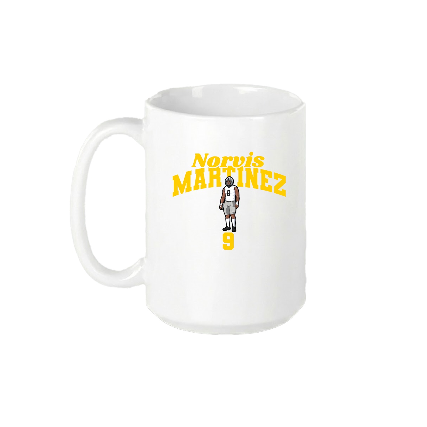15oz Coffee Mug — Signature Arch in White