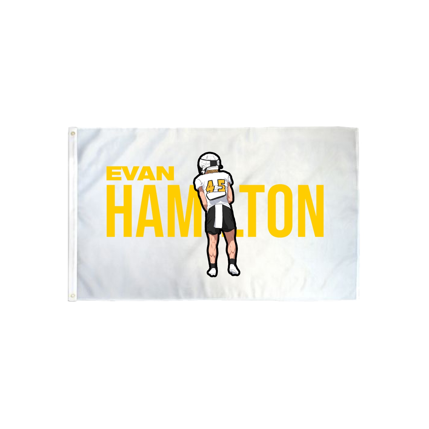 3x5 Flag — Player Name in Classic