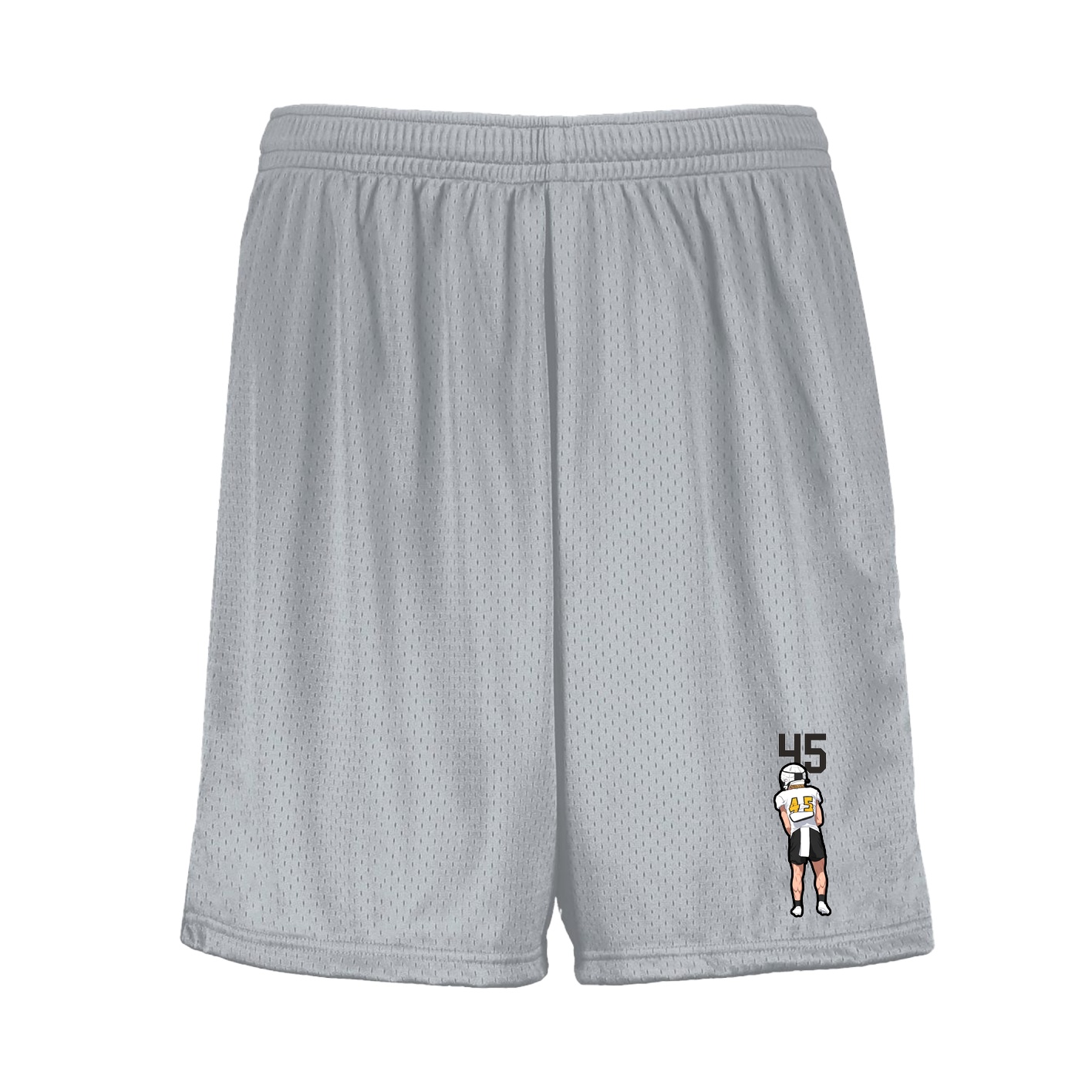 Shorts — Number Top in Silver