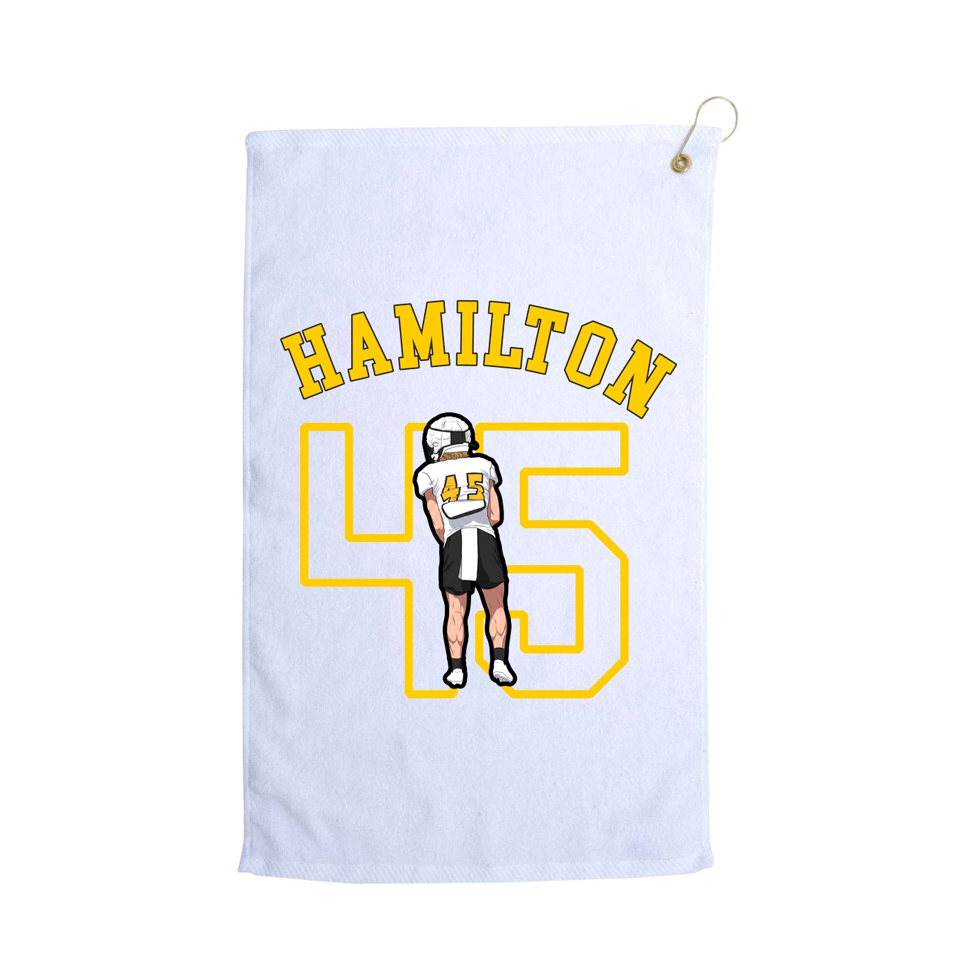 Golf Towel — Shirsey Arch in White