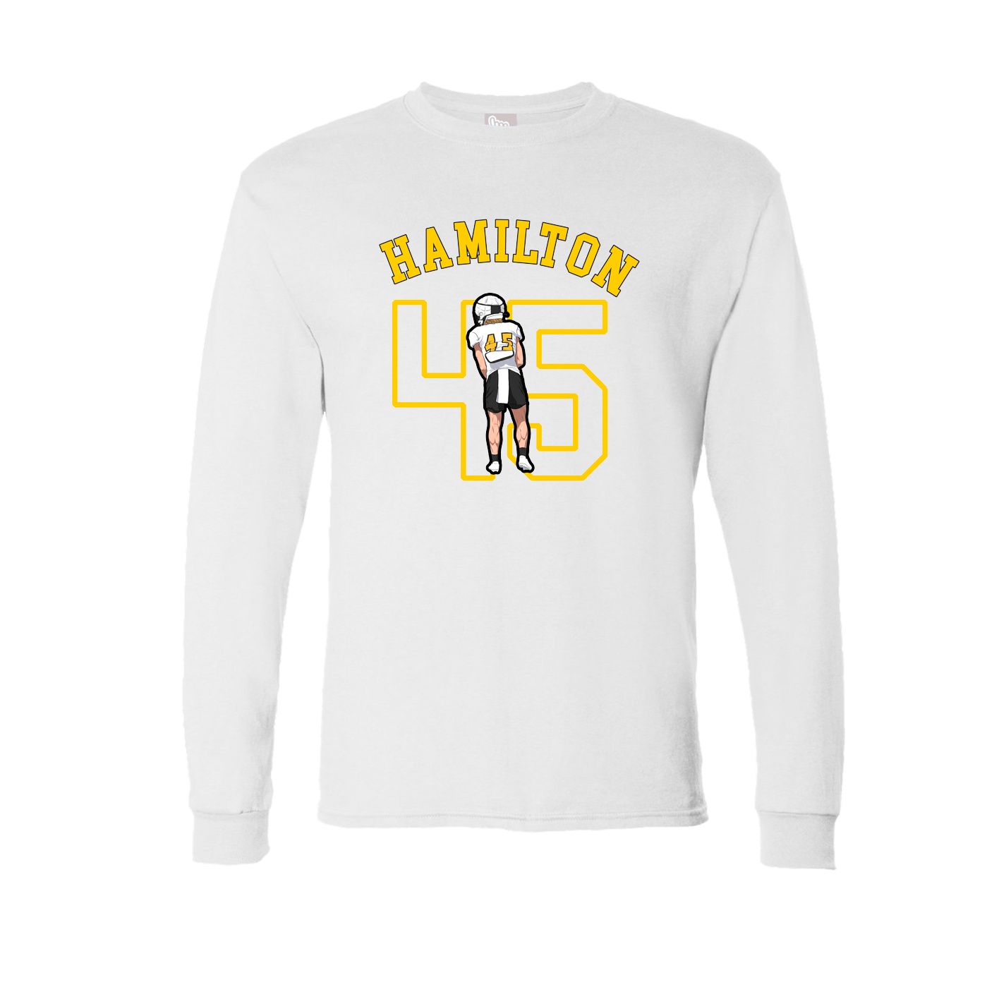 Long Sleeve Tee — Shirsey Arch in White