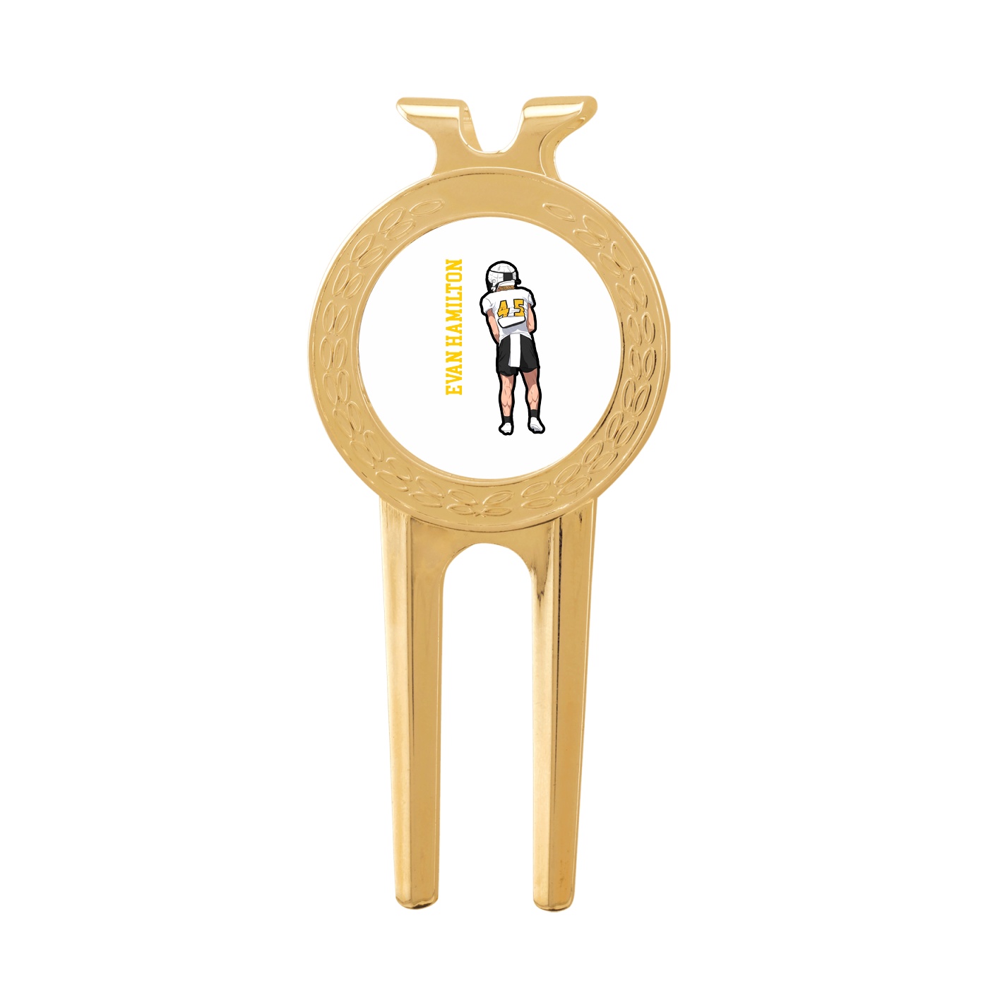Divot Tool with Ball Marker — Name Vertical in Classic