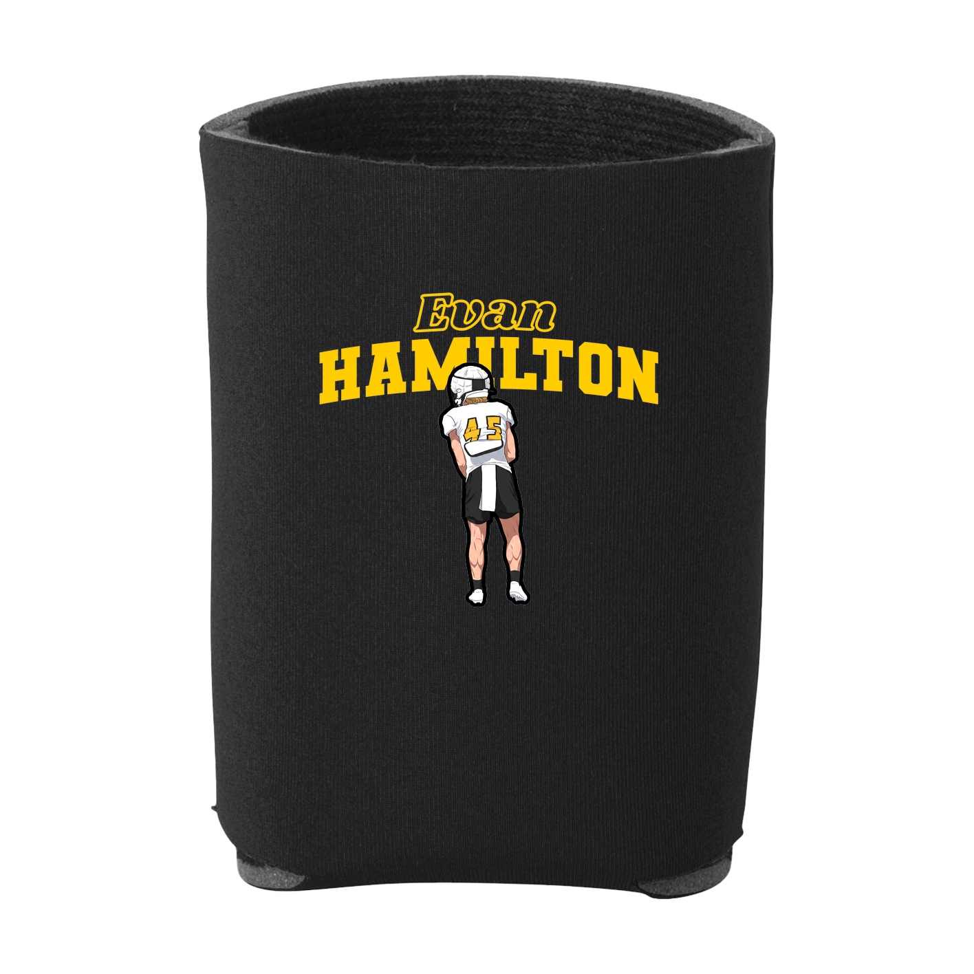 Can Holder — Name Arch in Black