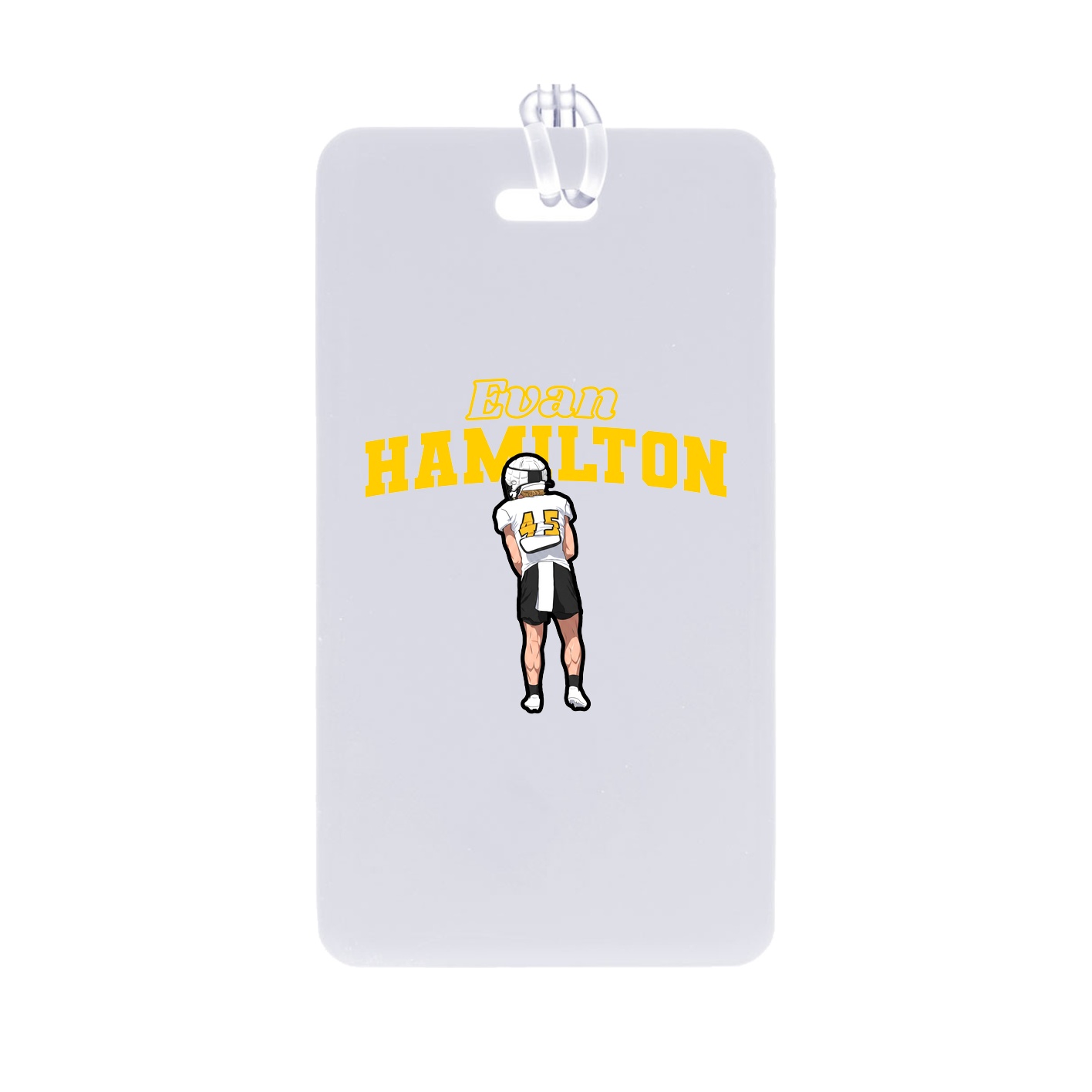 Bag Tag — Name Arch in Classic