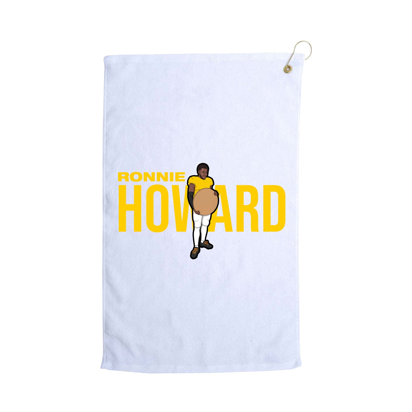 Golf Towel — Player Name in White