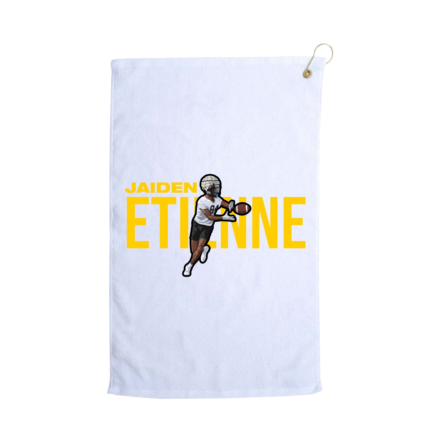 Golf Towel — Player Name in White
