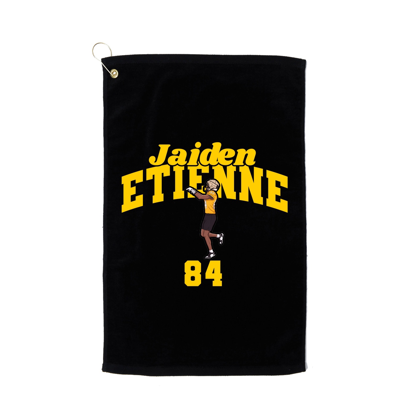 Golf Towel — Signature Arch in Black