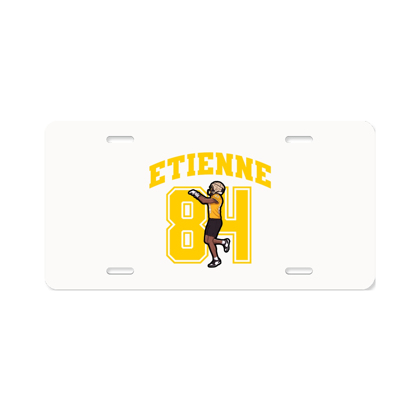 License Plate — Number in Classic