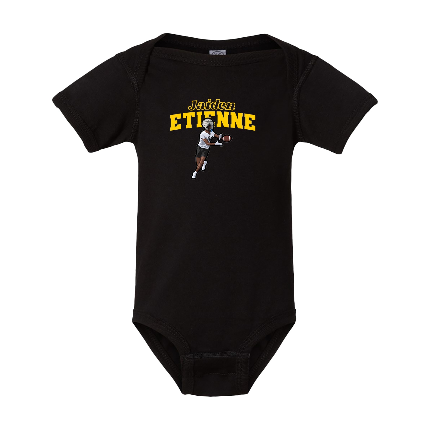 Baby Onesie — Name Arch in Black