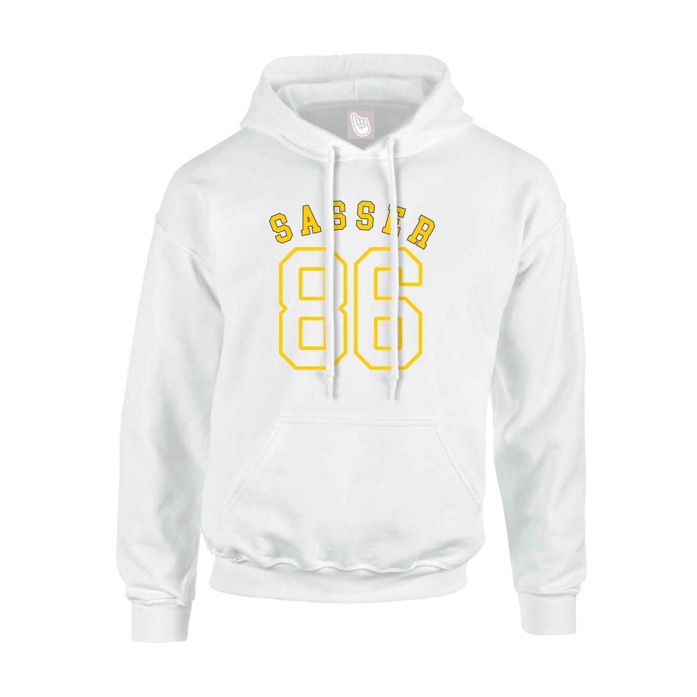 Hoodie — Shirsey Arch in White