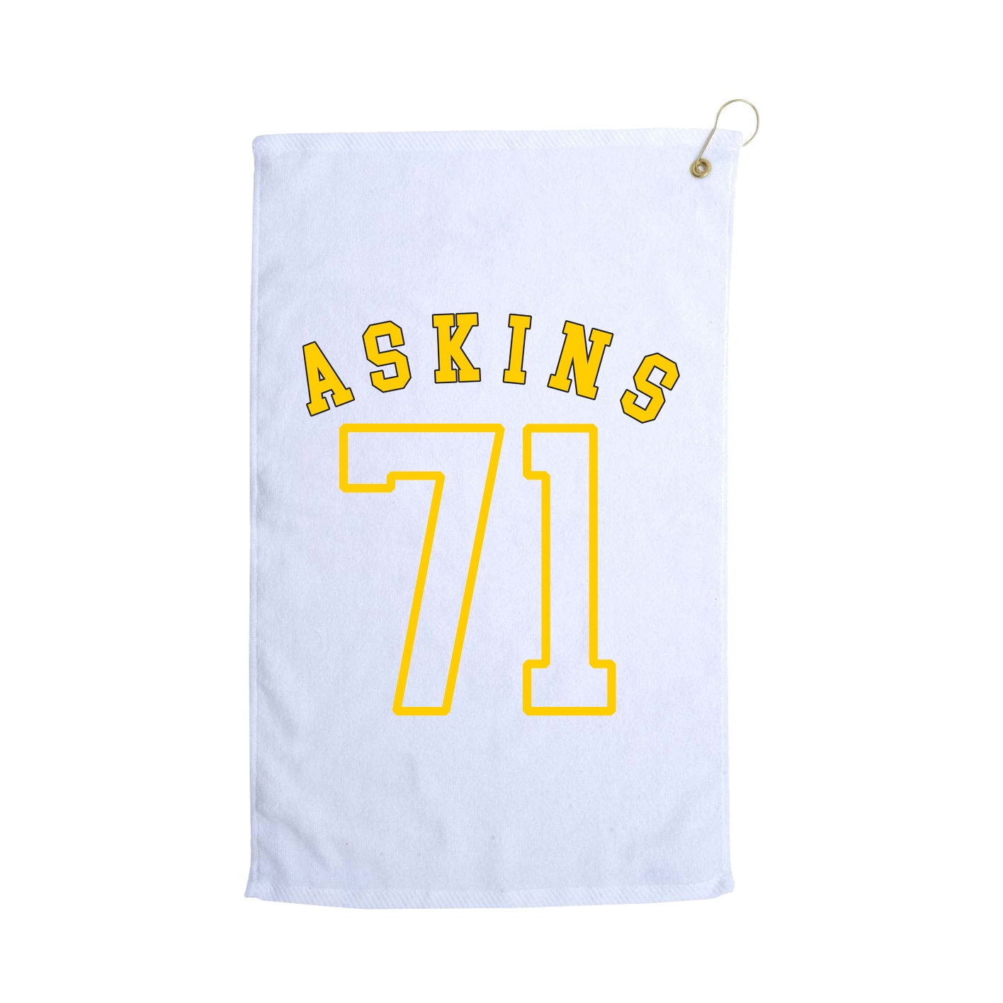 Golf Towel — Shirsey Arch in White