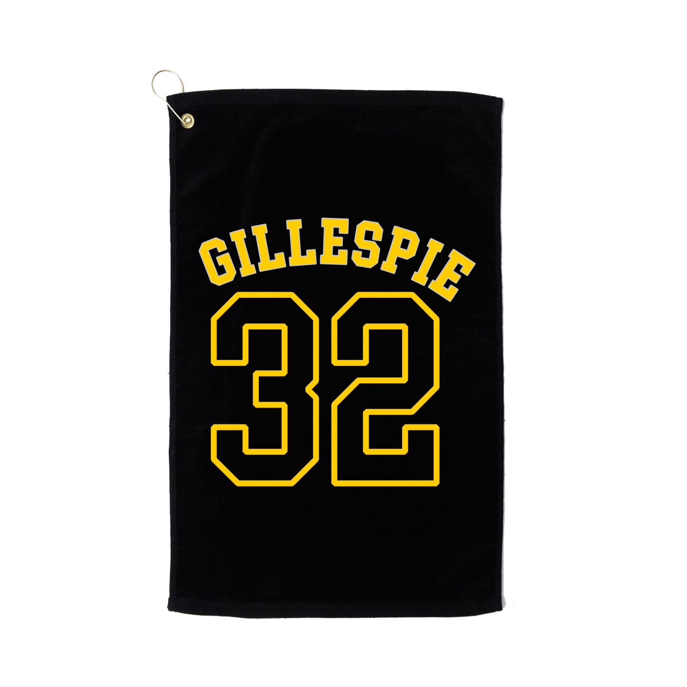 Golf Towel — Shirsey Arch in Black