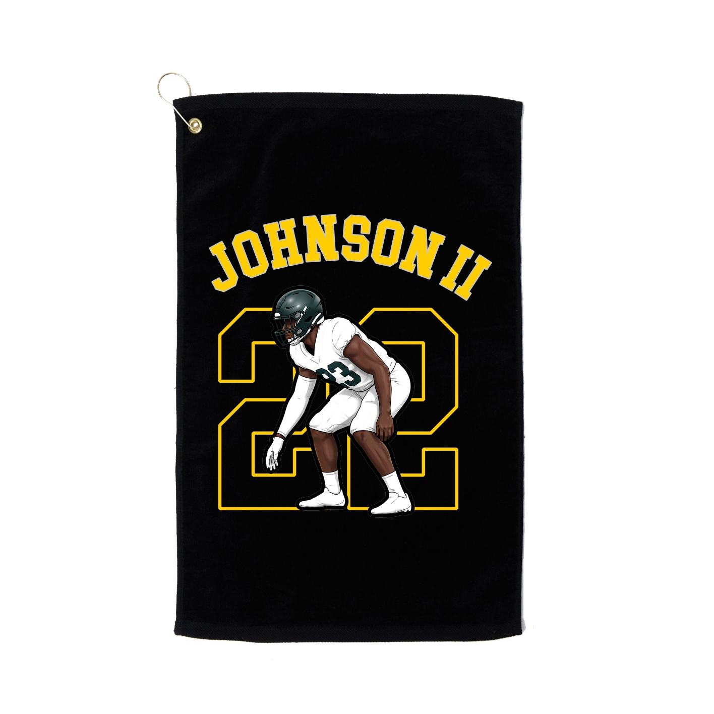 Golf Towel — Shirsey Arch in Black