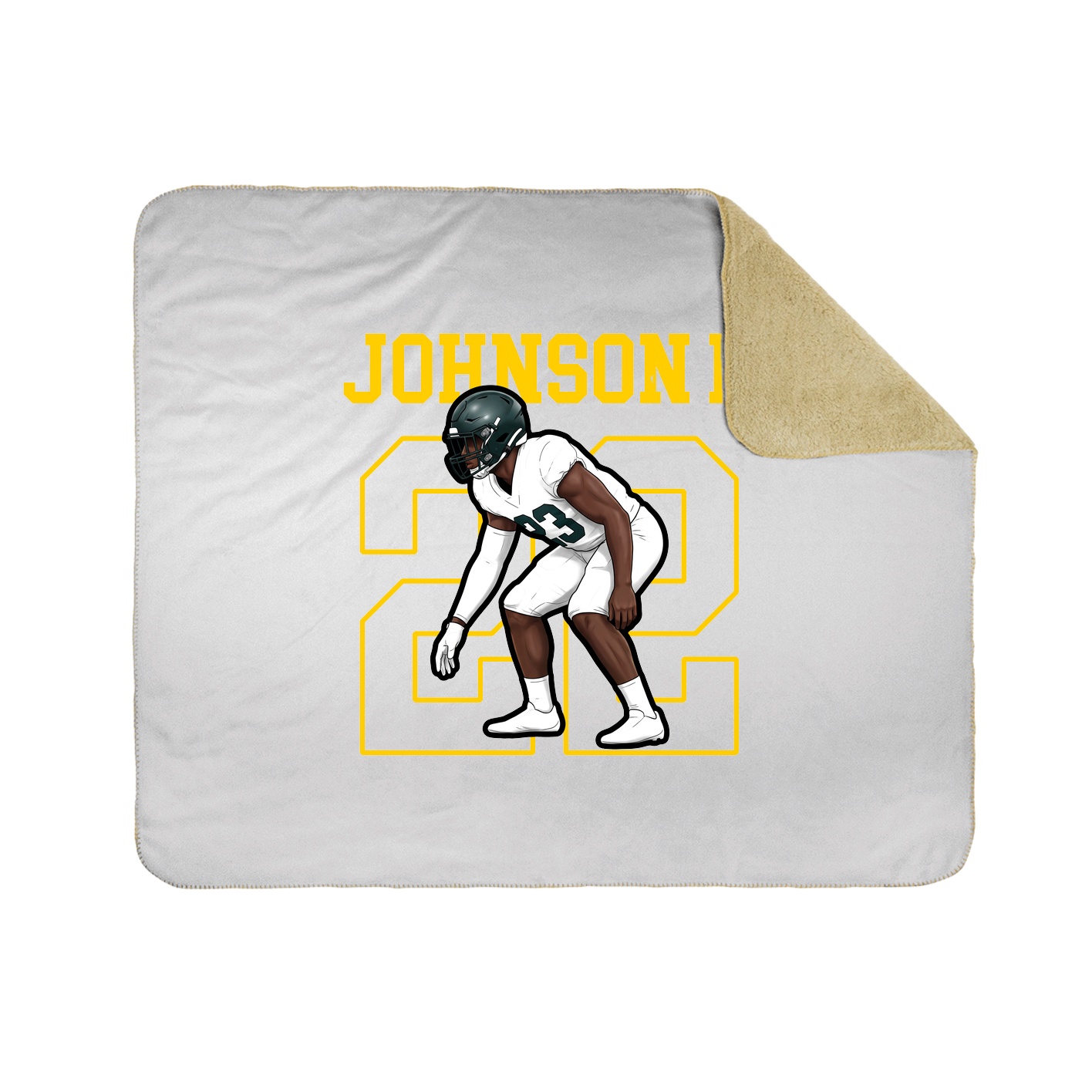50x60 Sherpa Lined Throw Blanket