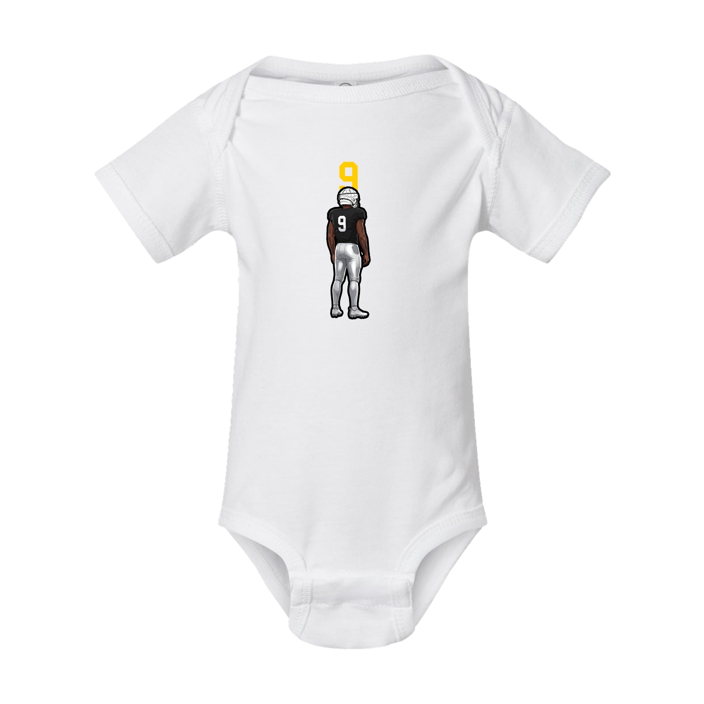 Baby Onesie — Number Top in White