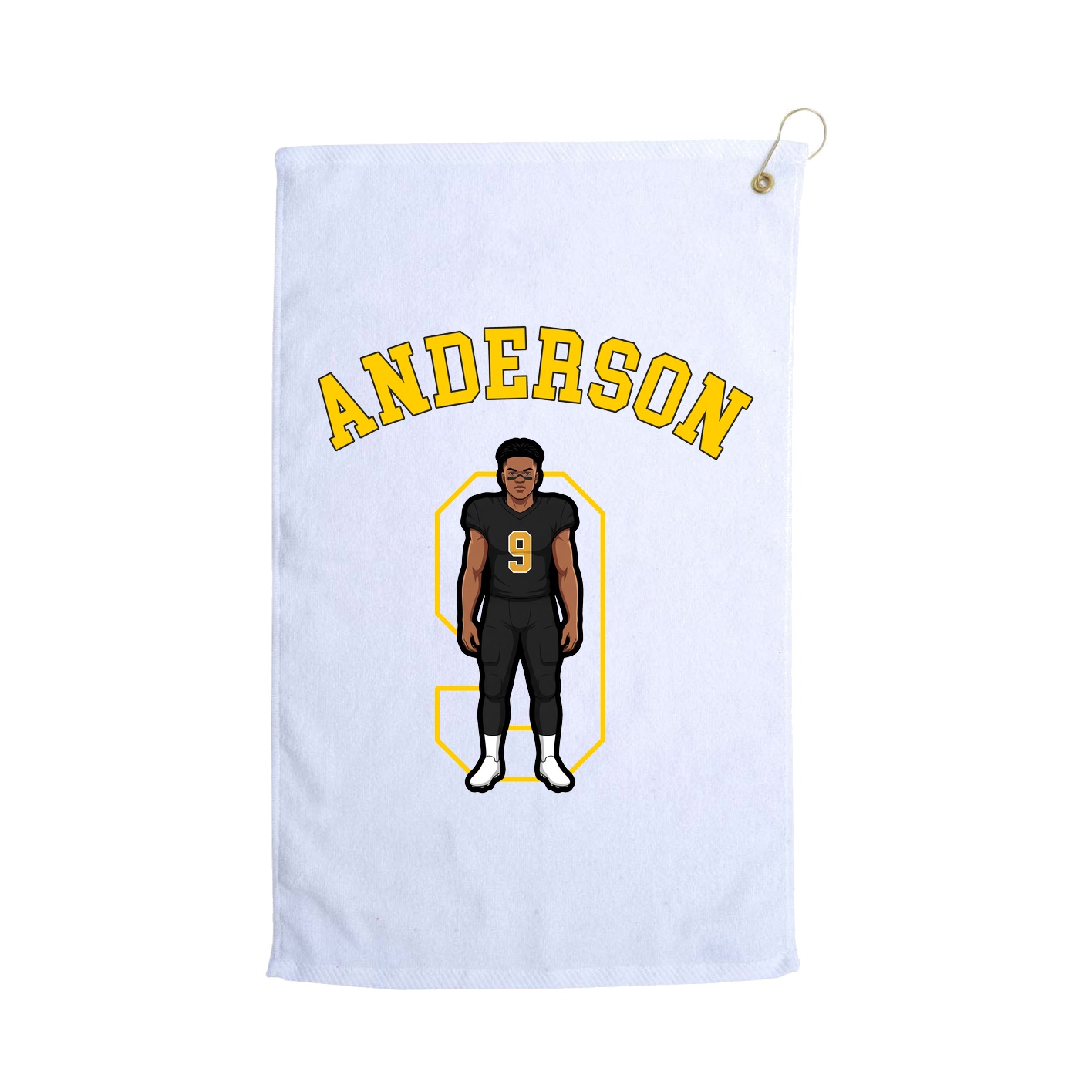 Golf Towel — Shirsey Arch in White