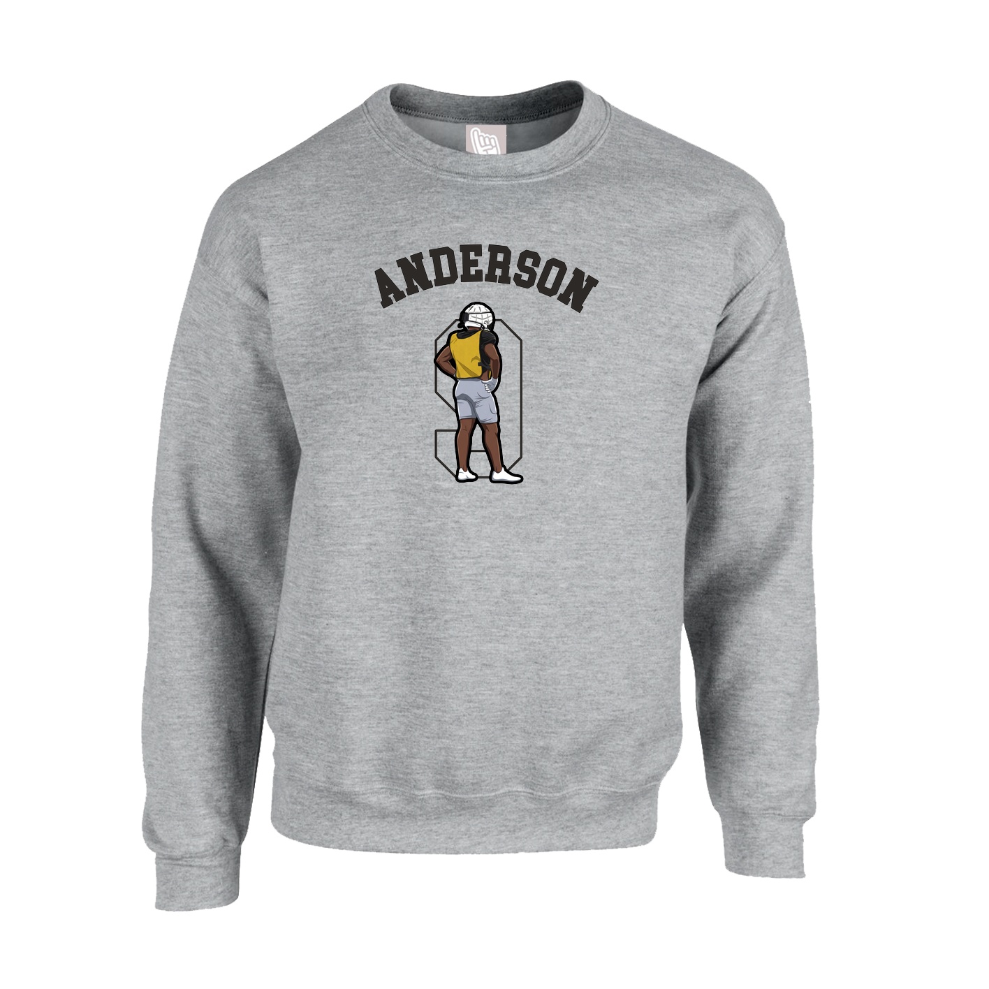 Fleece Crew — Shirsey Arch in Grey