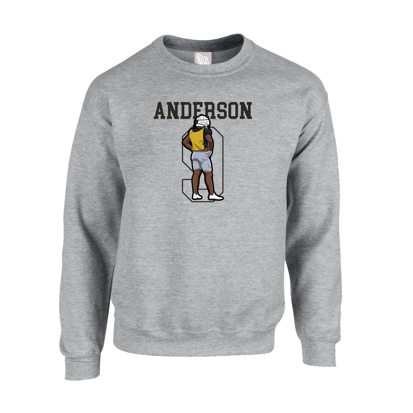 Fleece Crew — Shirsey in Grey