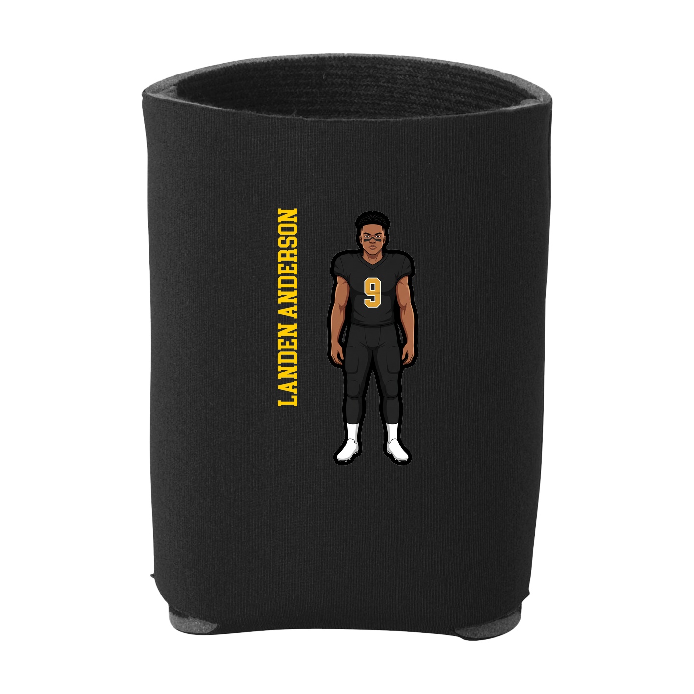 Can Holder — Name Vertical in Black