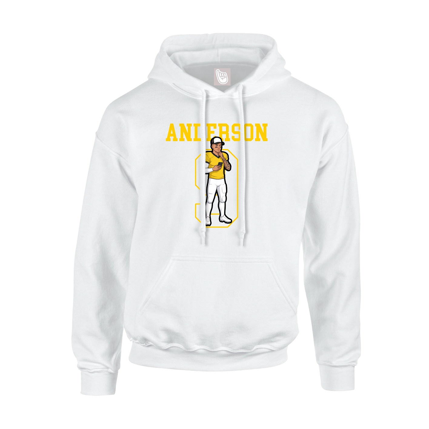 Hoodie — Shirsey in White