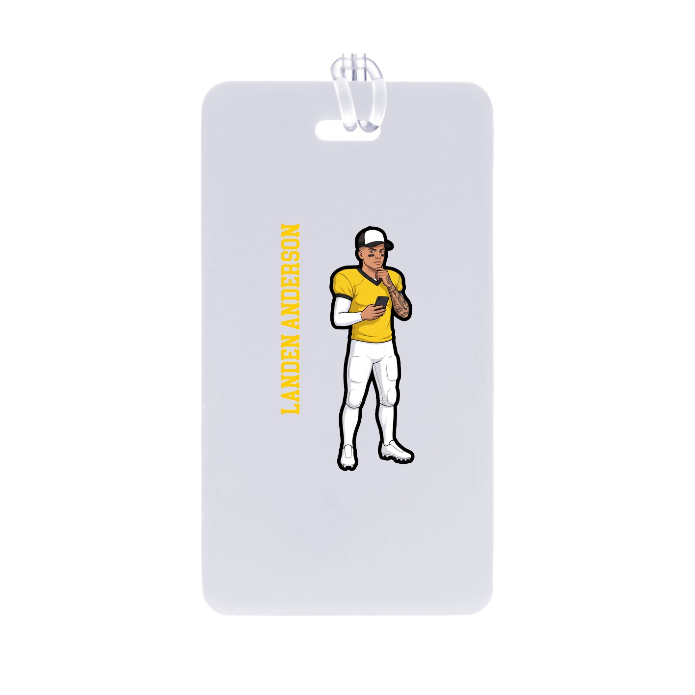 Bag Tag — Name Vertical in Classic