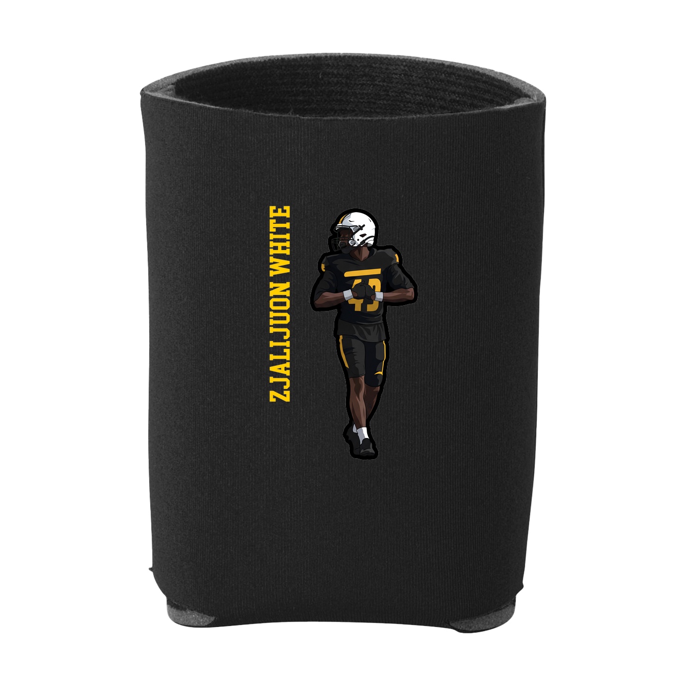 Can Holder — Name Vertical in Black