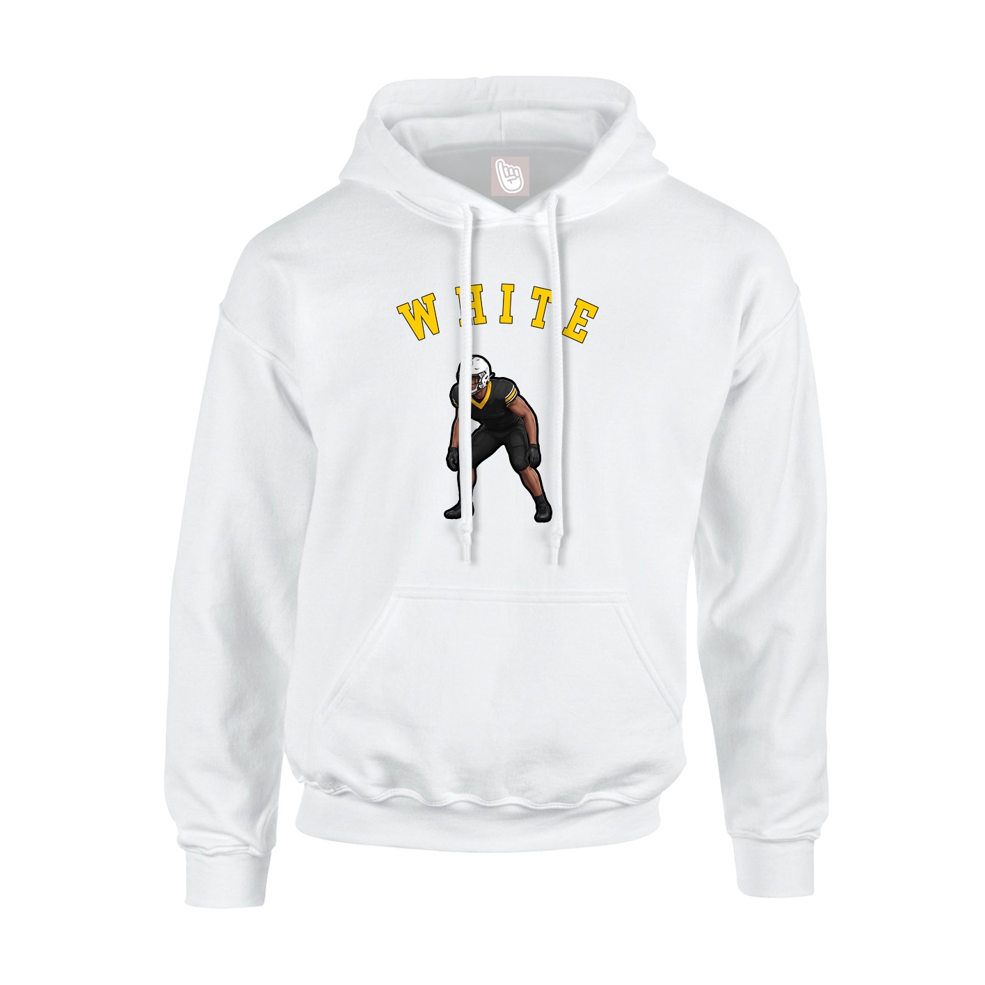 Hoodie — Shirsey Arch in White