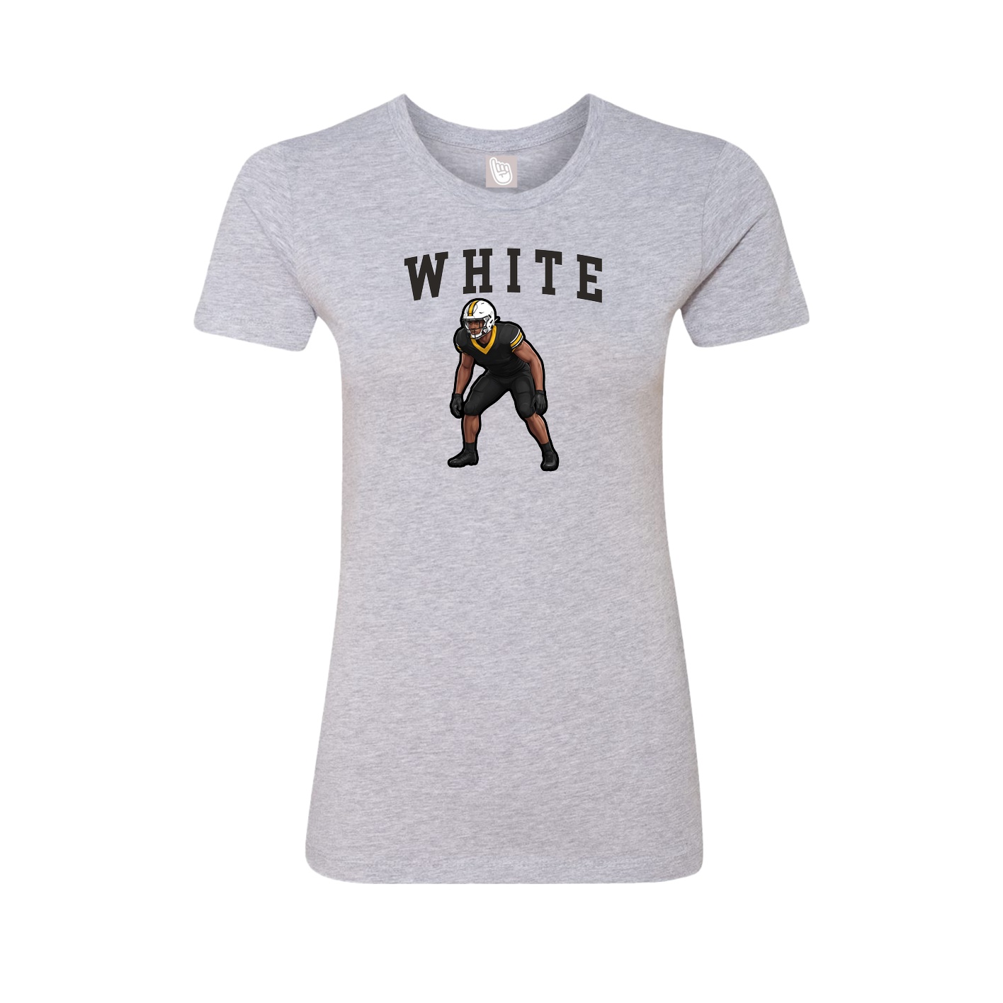 Fitted Women's Tee — Shirsey in Grey