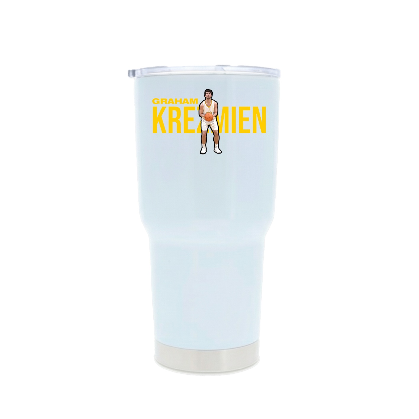 30oz Stainless Steel Tumbler — Player Name in White