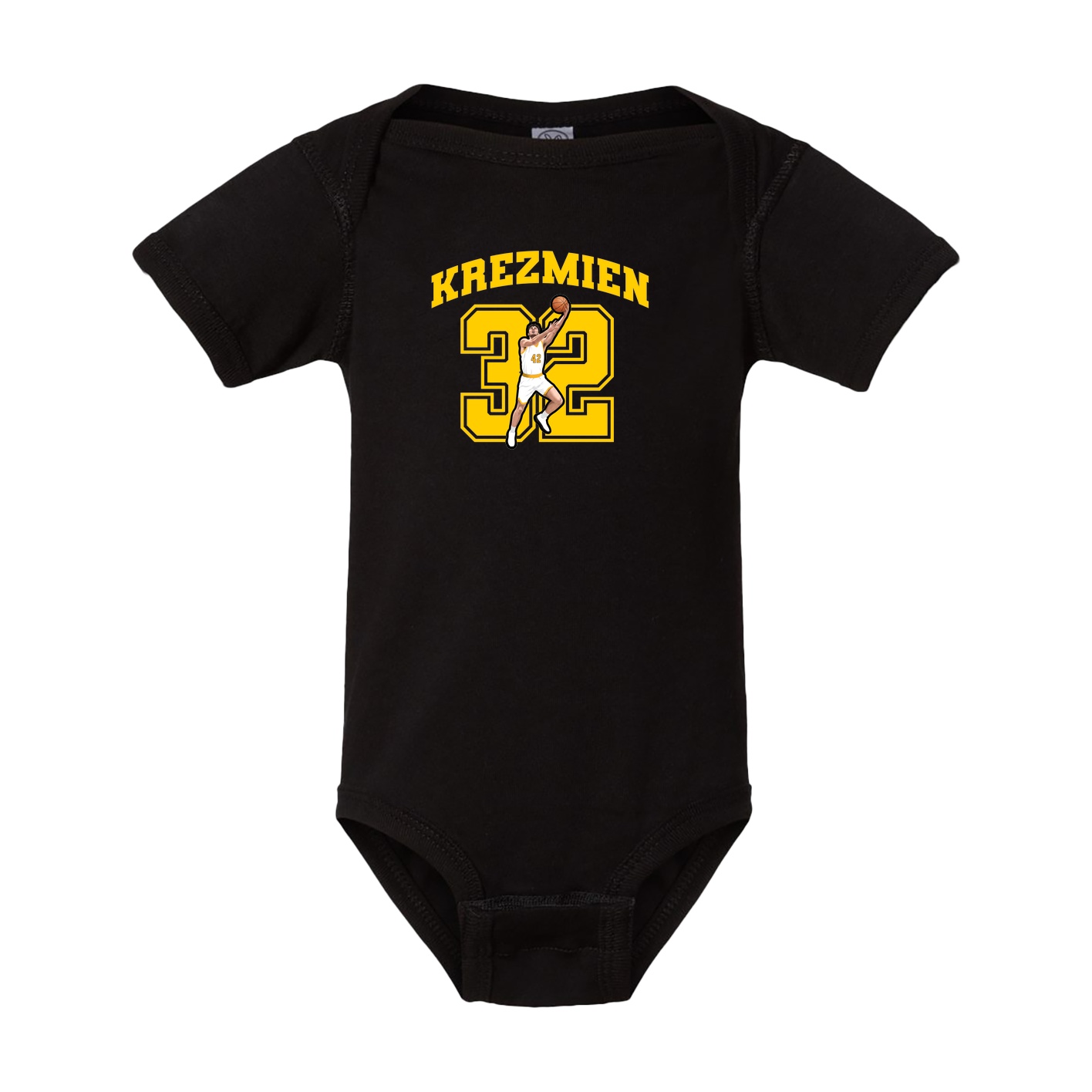 Baby Onesie — Number in Black