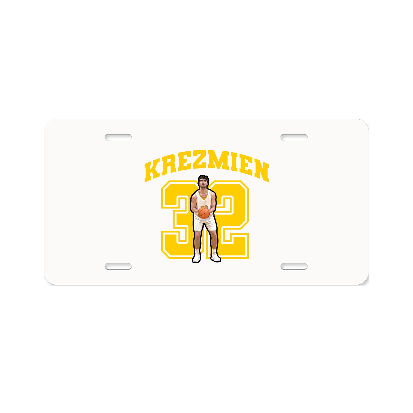 License Plate — Number in Classic